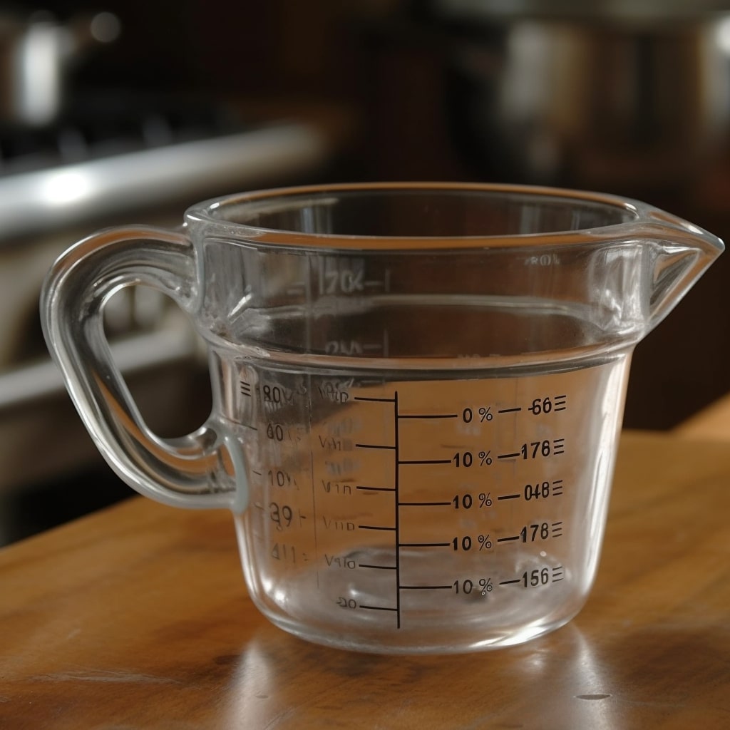 measuring cup in kitchen